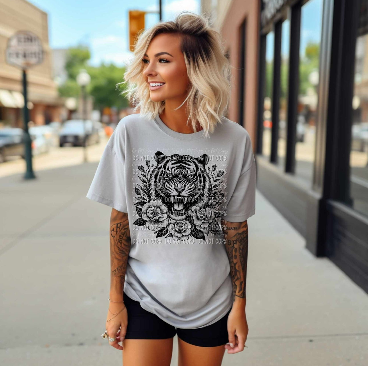 Tiger Floral || Tee