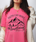 Faith Can Move Mountains || Black Deisgn || Tee