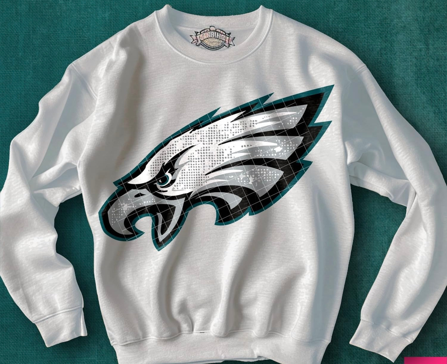 Faux Bling Football - Hoodie