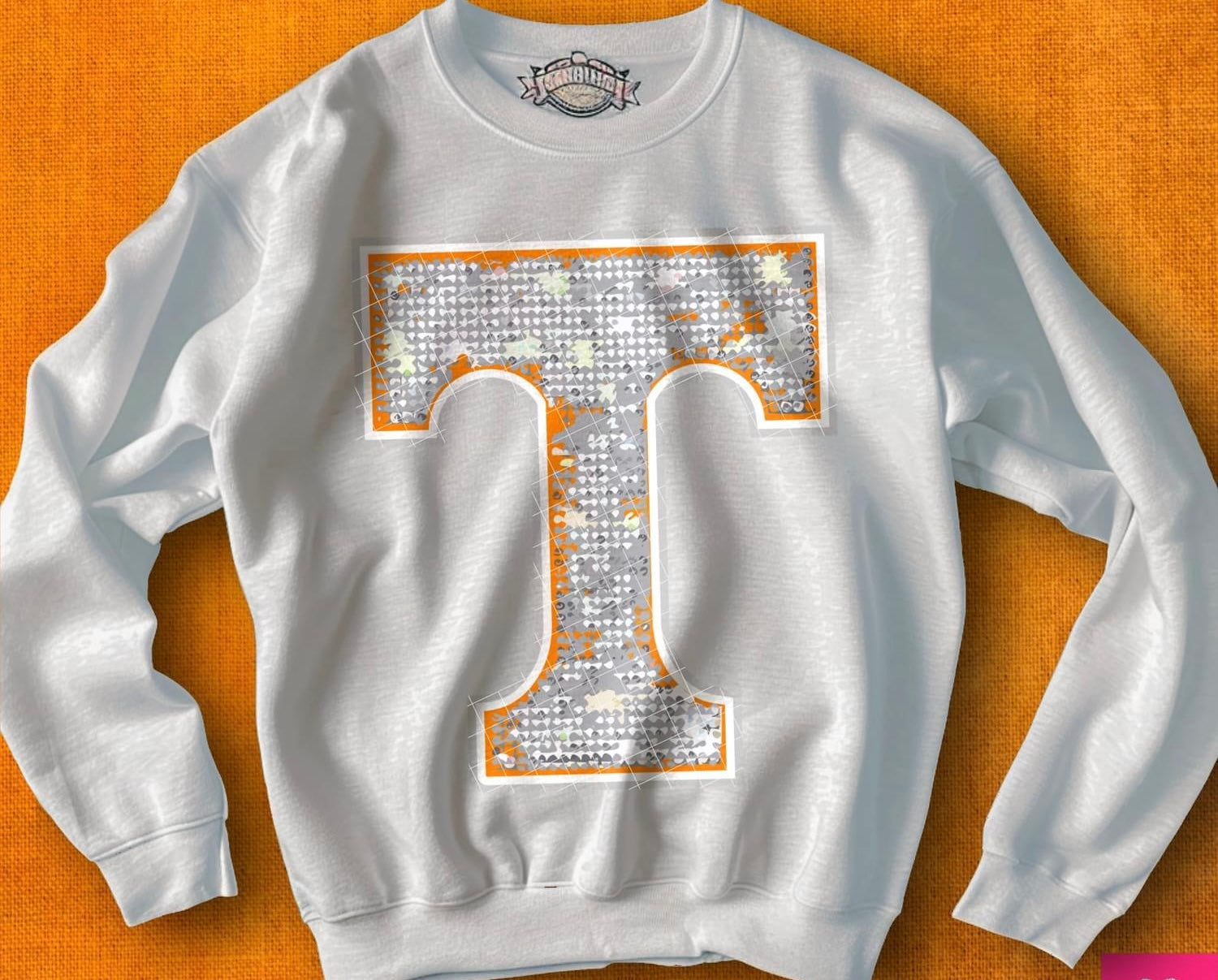 Faux Bling Football - Hoodie