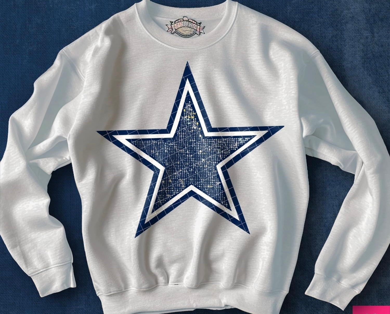 Faux Bling Football - Hoodie