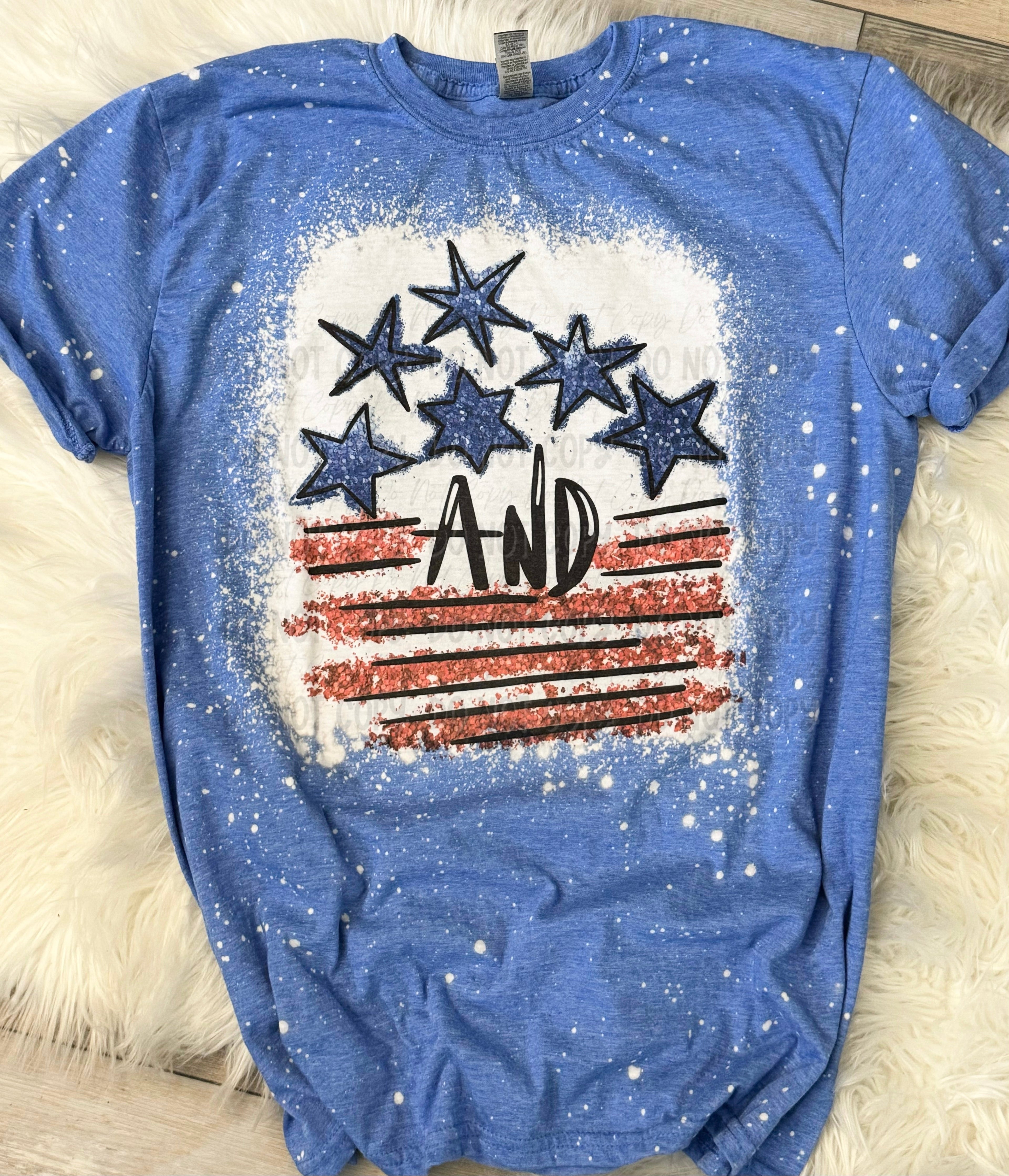 Stars And Stripes Bleached Tee