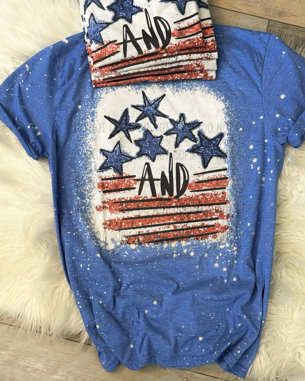Stars And Stripes Bleached Tee