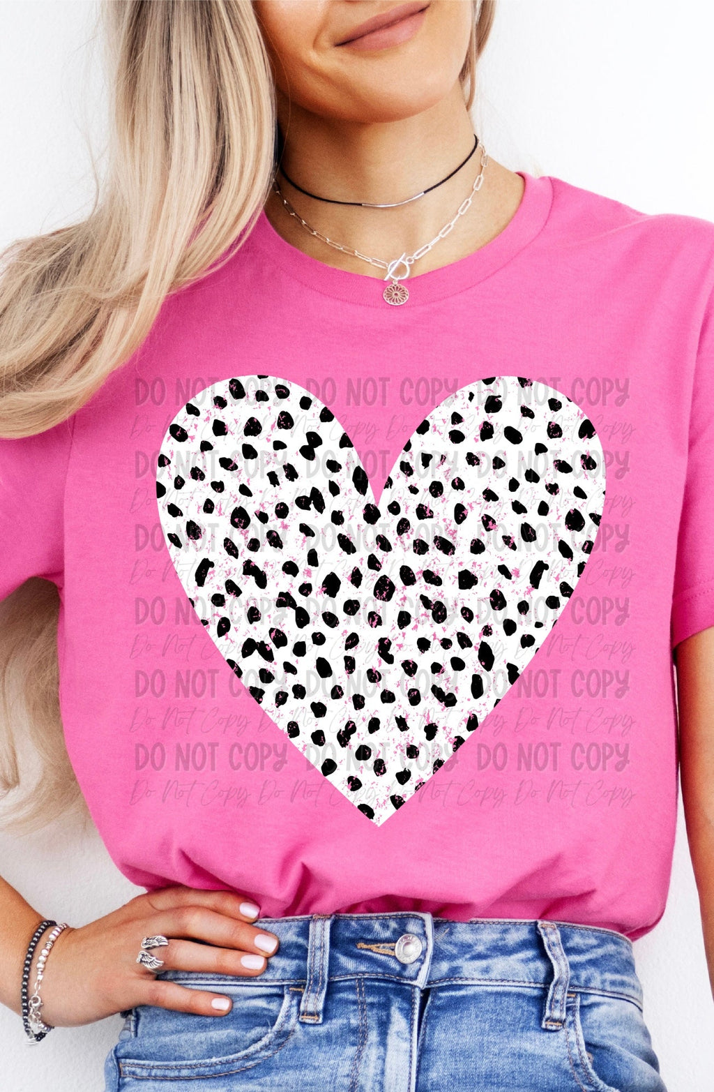 Grunge Dalmatian Heart || Tee