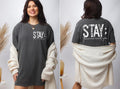 Stay ; Tomorrow Needs You - White Design - Tee