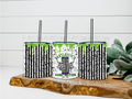 Beetlejuice Hard Seltzer With Black Splatter - 12oz Low Ball Tumbler