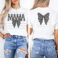 Mama Lace With Bow || Bow on Back || Tee