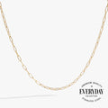 Paperclip Charm & Layering Necklace