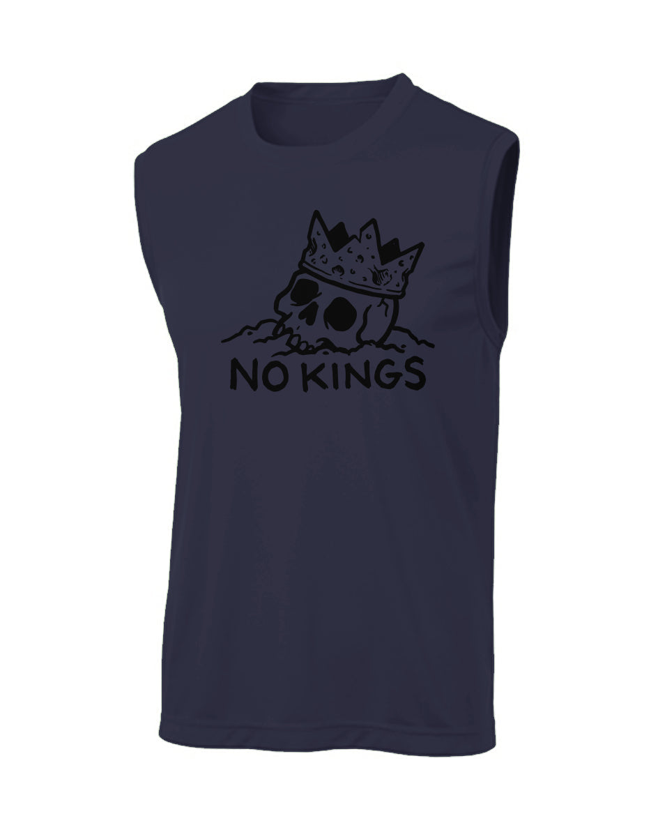 NO KINGS Sleeveless Workout Tee