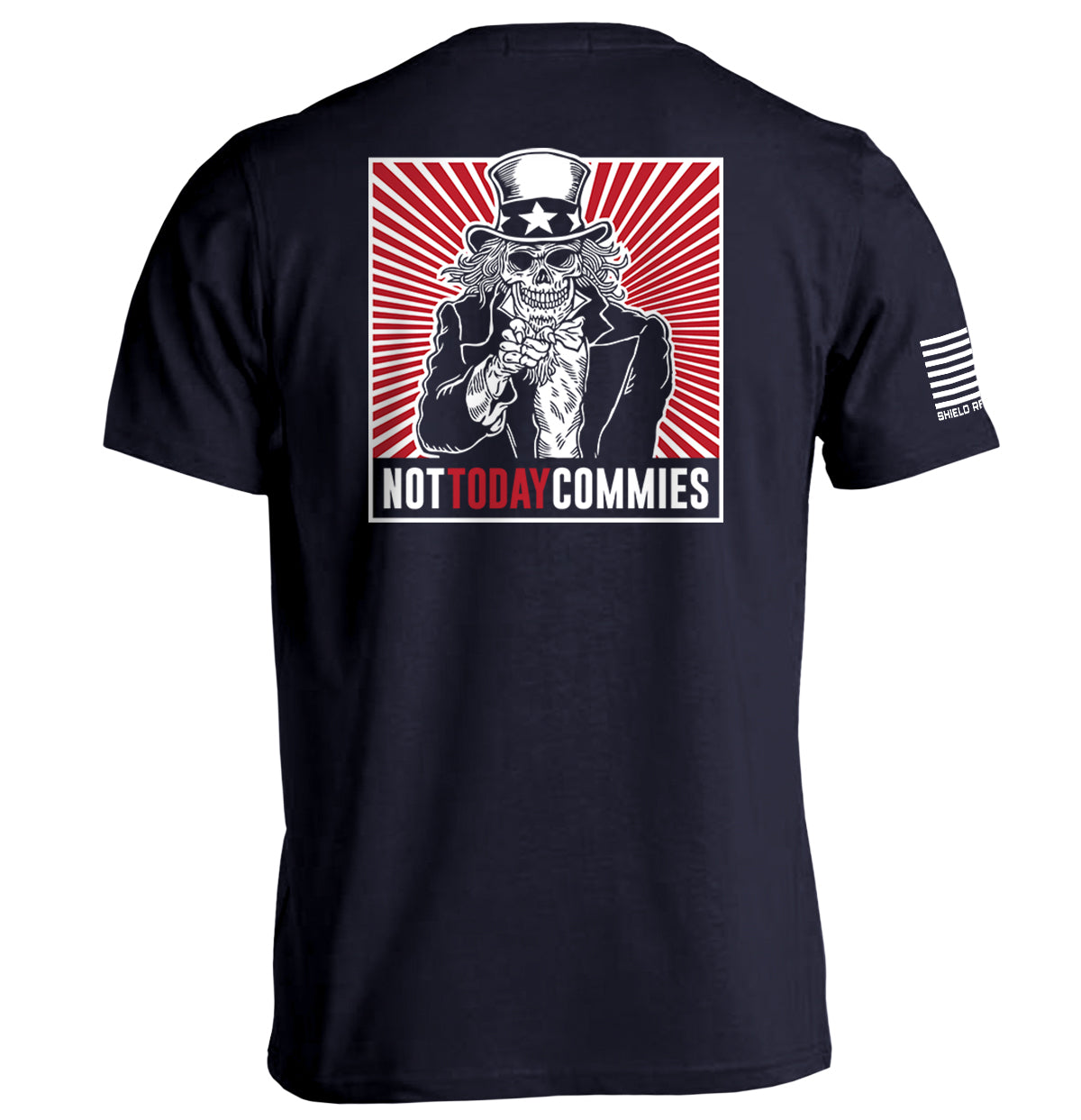 Not Today Commies Uncle Sam (Black)