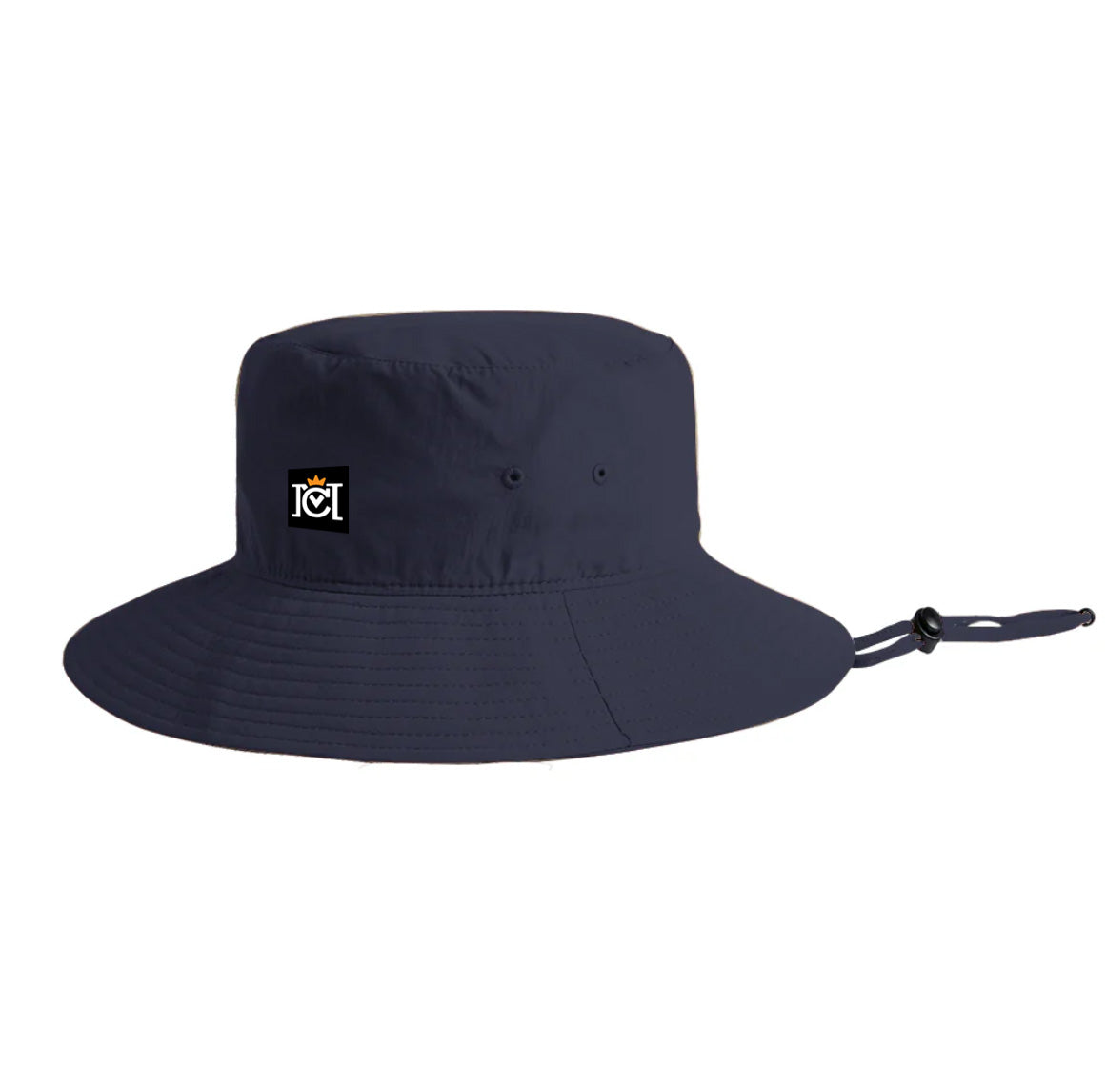 Crown Moto Nylon Wide Brim Bucket Hat