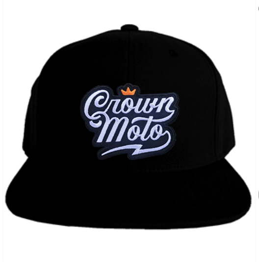 Crown Moto Script Logo Premium Snapback