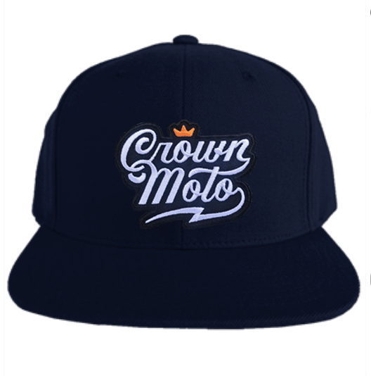 Crown Moto Script Logo Premium Snapback