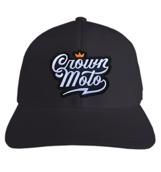 Crown Moto "Script" Patch Fitted Hat