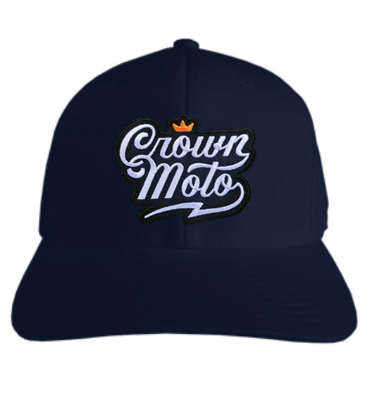 Crown Moto "Script" Patch Fitted Hat