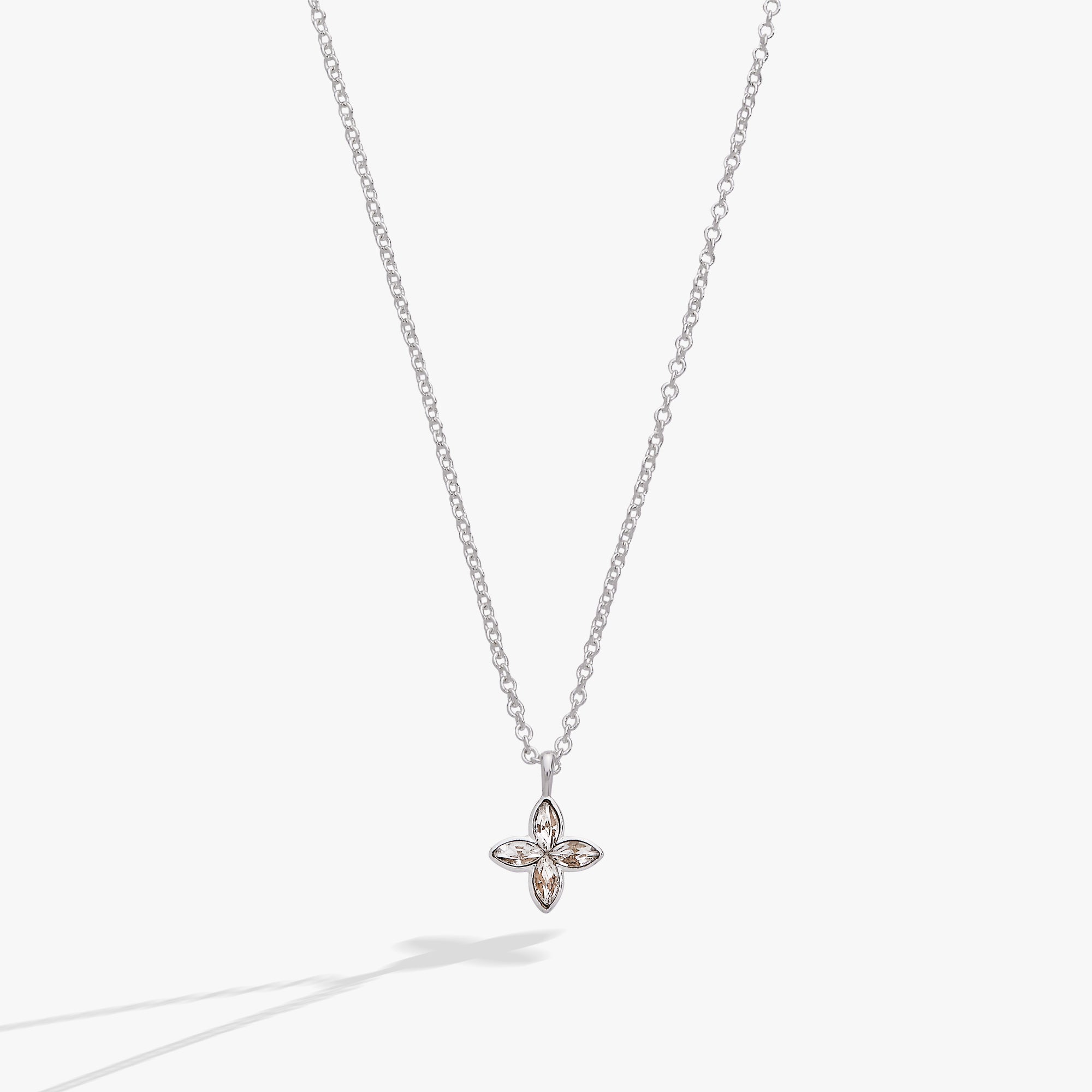 Crystal Logo Star Necklace