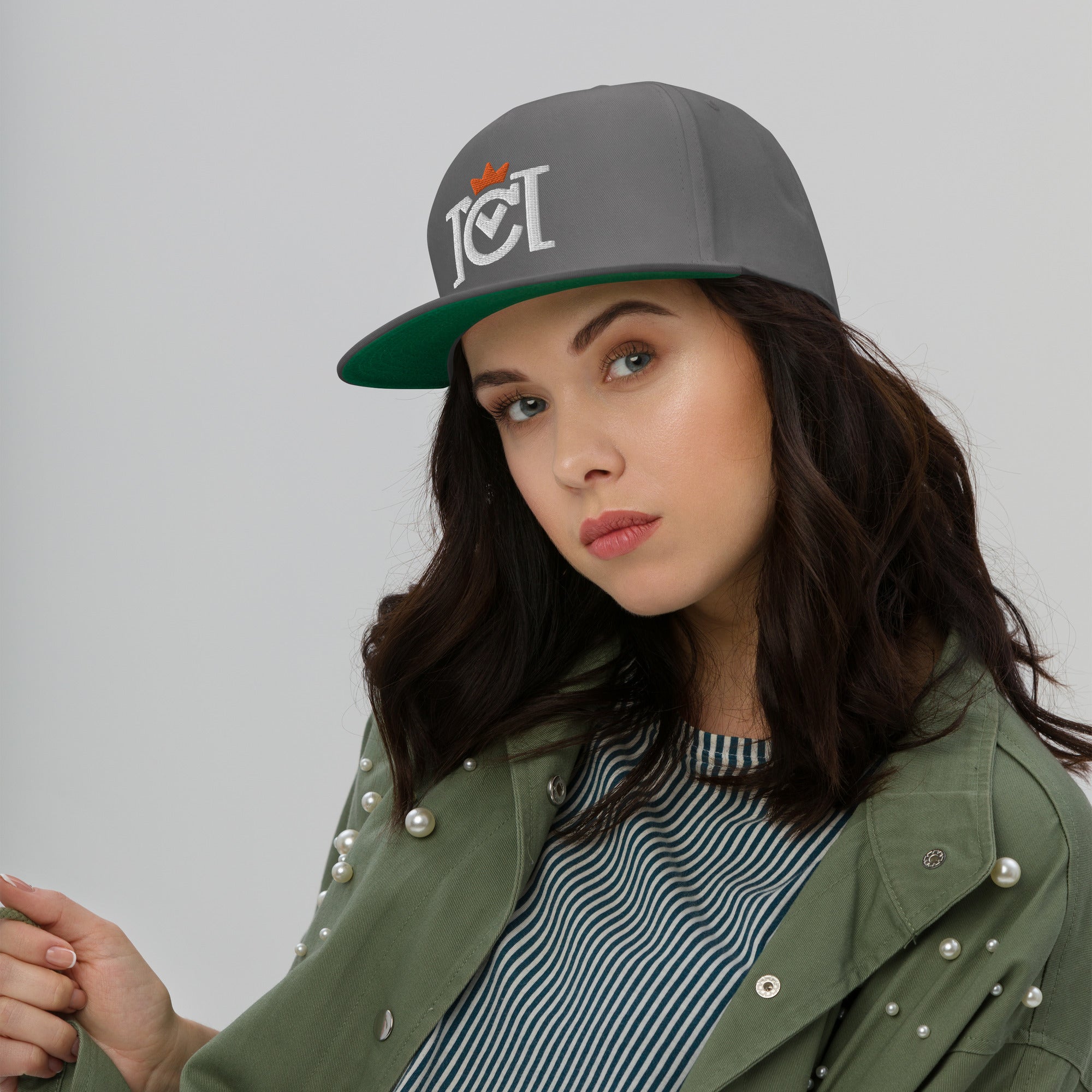 Crown Moto 3D Embroidered Logo Cap