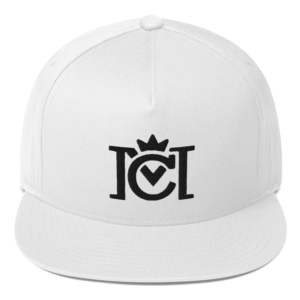 Crown Moto 3D Embroidered Blackout Logo Cap