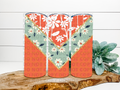 Orange Daisy V Split Tumbler