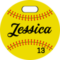 Softball Bag Tag - Customizable