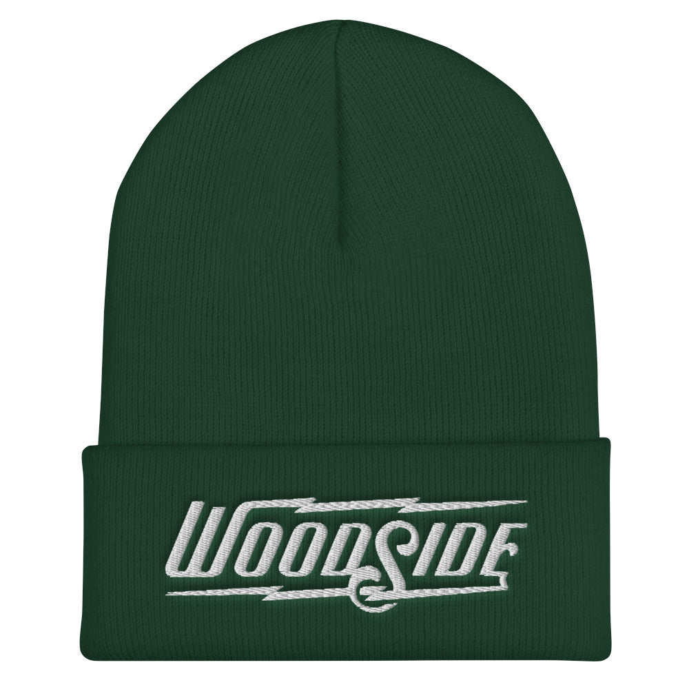 Woodside Embroidered Beanie (white thread)