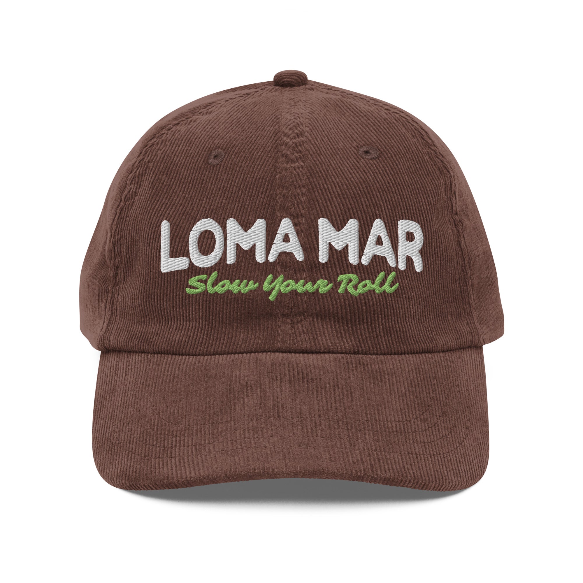 Loma Mar "Slow Your Roll" Vintage Corduroy Cap
