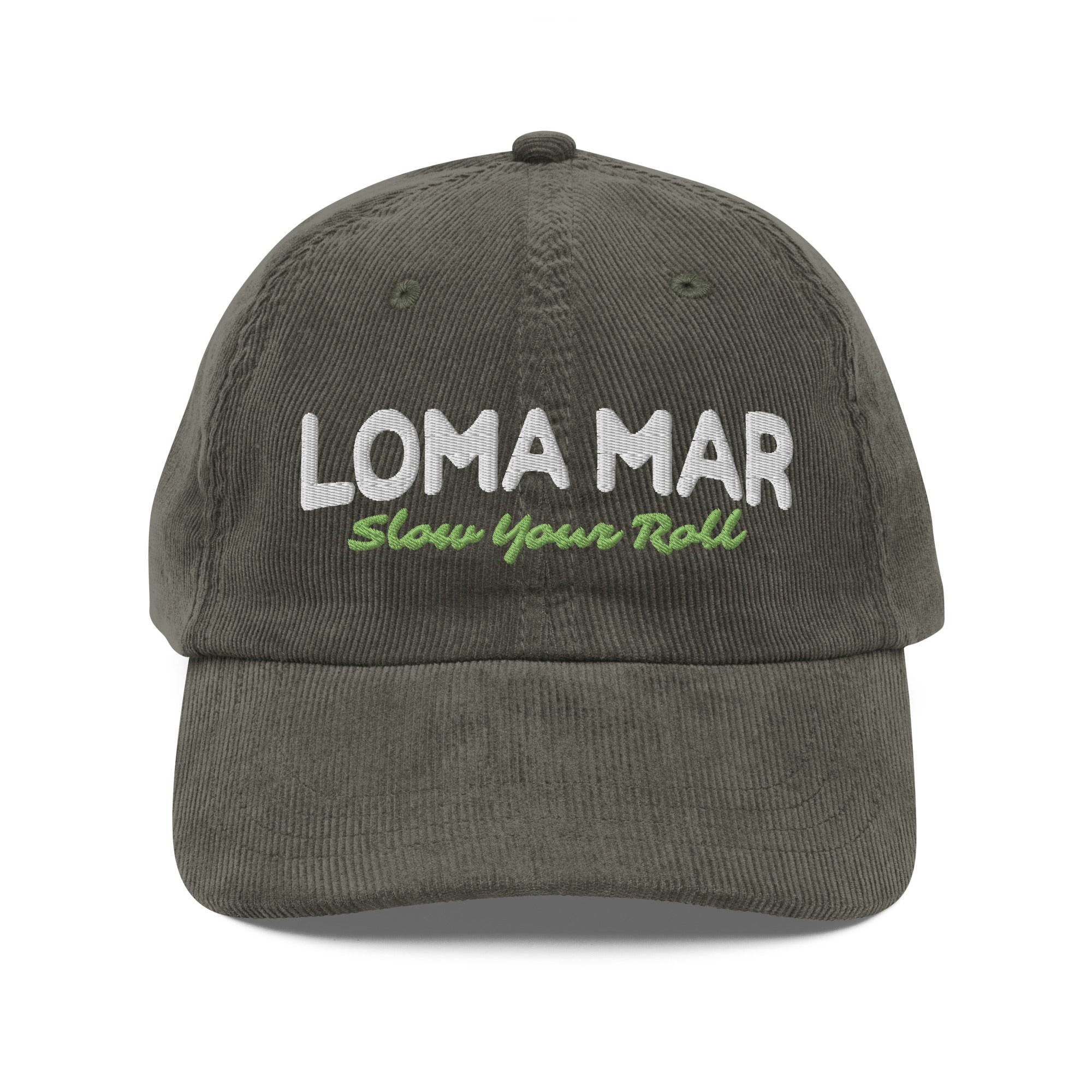 Loma Mar "Slow Your Roll" Vintage Corduroy Cap