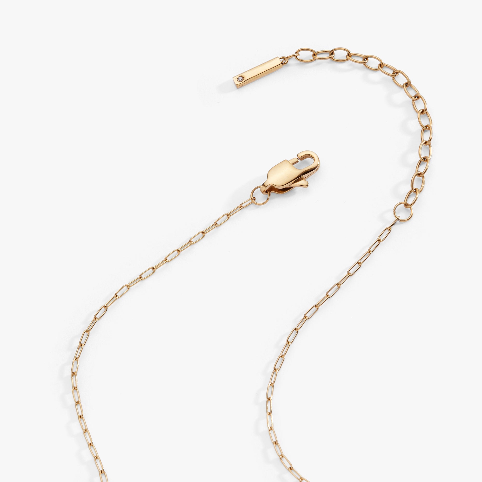 Virgo Zodiac Charm Cluster Necklace
