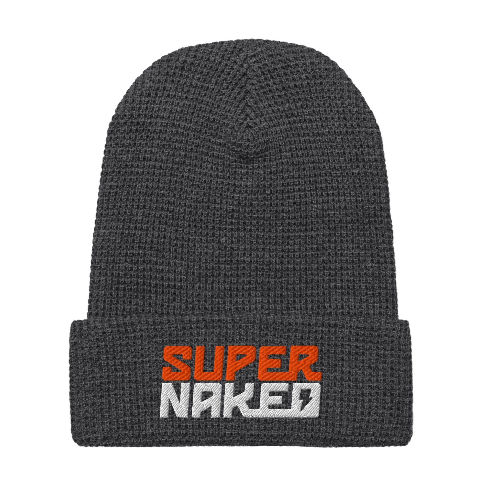 SUPERNAKED Stacked Knit Waffle Beanie